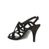 Salvatore Ferragamo Gal Sandals – Black Suede Heeled Strappy Evening Heels – Women’s