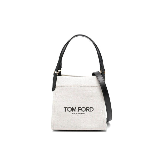 Tom Ford Medium Amalfi Canvas Tote Bag – Women's Handbag Made in Italy