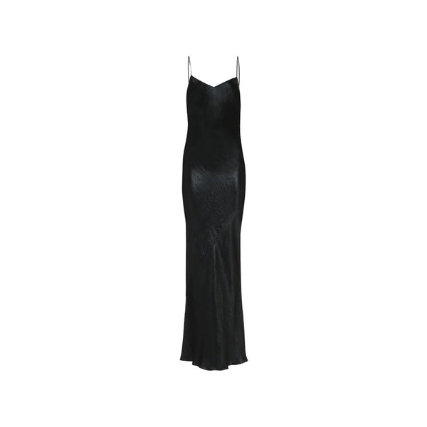 Saint Laurent Satin Long Dress