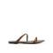 Saint Laurent Tanger Flat Sandals – Women's Leopard Print Fabric Thong Slides