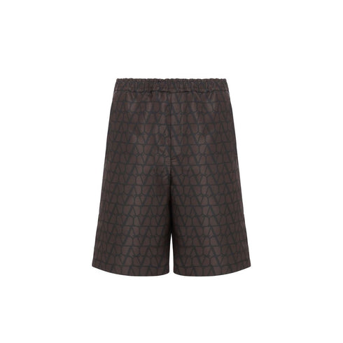 Valentino Logo Silk Shorts