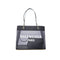 Balenciaga Duty Free Shopper Tote Bag – Black Transparent Polyester Bag for Women