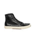 Balenciaga Paris Black Calf Leather High-Top Sneakers Shoes