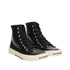 Balenciaga Paris Black Calf Leather High-Top Sneakers Shoes