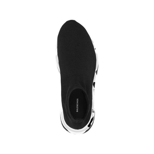 Balenciaga Black Fabric Speed LT Sock Sneakers Shoes