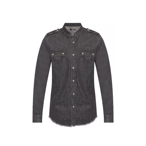 Balmain Cotton Denim Shirt