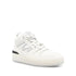 Moncler Pivot Sneakers White Leather Low-Top Lace-Up Shoes for Women