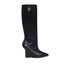 Givenchy G-Lock Boots Black Calf Leather Women’s Wedge