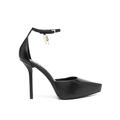 Givenchy G-Lock Pumps Black Calf Leather Pointed Toe Stiletto Heels for Women