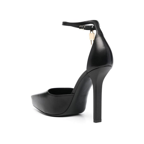Givenchy G-Lock Pumps Black Calf Leather Pointed Toe Stiletto Heels for Women