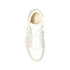 Giuseppe Zanotti Talon Sneakers – White Beige Calf Leather Low-Top Lace-Up Shoes – Women’s