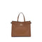 Valentino Garavani Antibes Medium Tote Bag Brown Leather Women