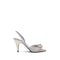 Valentino Garavani Royal Sandals White Leather Slingback Heels Women
