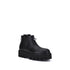Alexander McQueen Black Leather Platform Ankle Boots Women’s Designer Chunky Sole