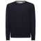 Brunello Cucinelli Blue Cashmere Men Sweater