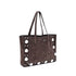 Valentino Garavani Nellcôte Dark Brown Suede Tote Bag for Women