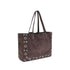 Valentino Garavani Nellcôte Dark Brown Suede Tote Bag for Women
