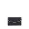 Valentino Garavani Rockstud Wallet with Chain in Black Calf Leather for Women