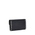 Valentino Garavani Rockstud Wallet with Chain in Black Calf Leather for Women