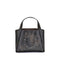 Stella McCartney Aged Effect Tote Bag Black Calf Leather for Women