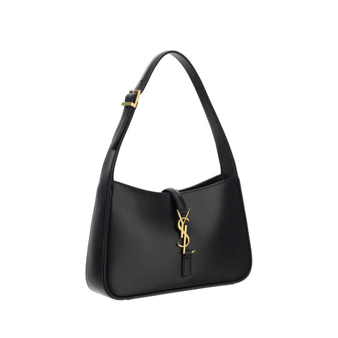 Saint Laurent Le 5 à 7 Hobo Bag Black Calf Leather for Women