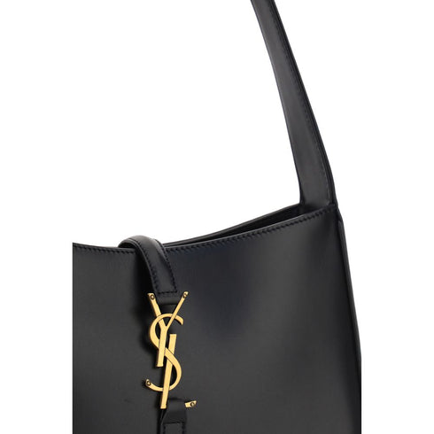 Saint Laurent Le 5 à 7 Hobo Bag Black Calf Leather for Women