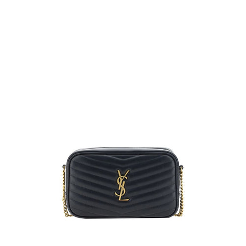 Saint Laurent Lou Shoulder Bag in Black Quilted Leather Crossbody for Women