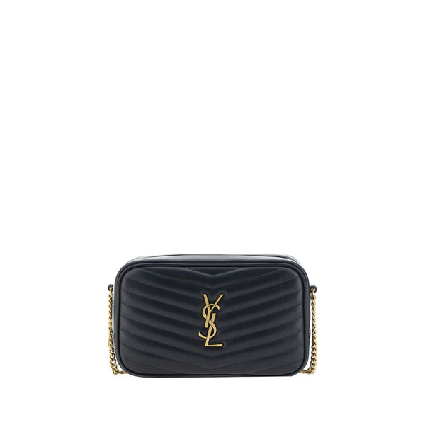Saint Laurent Lou Shoulder Bag in Black Quilted Leather Crossbody for Women