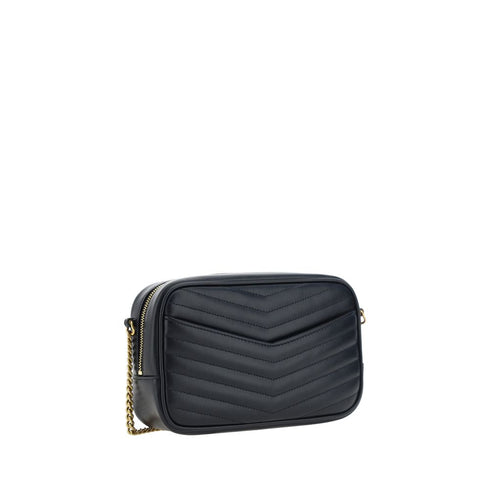Saint Laurent Lou Shoulder Bag in Black Quilted Leather Crossbody for Women