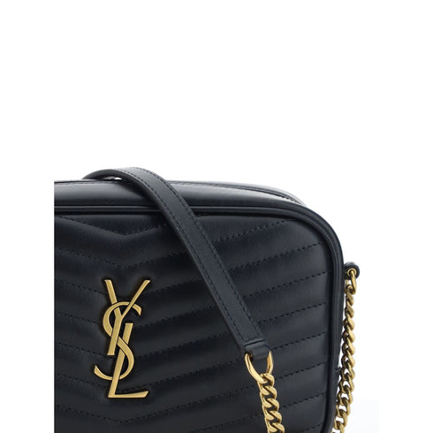 Saint Laurent Lou Shoulder Bag in Black Quilted Leather Crossbody for Women