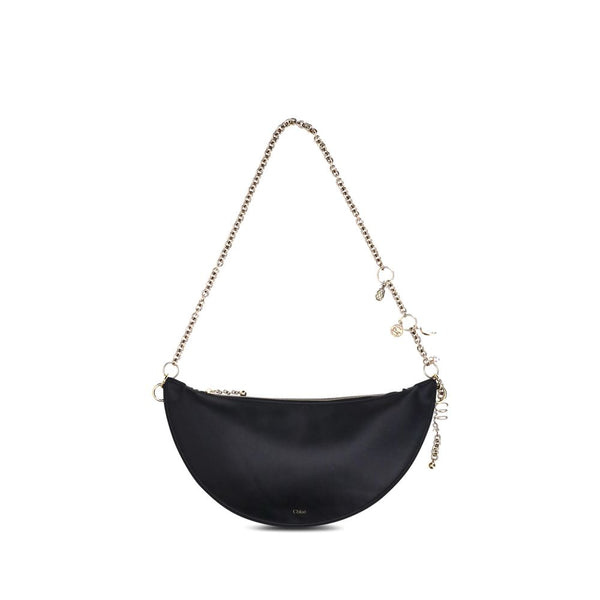 Chloé Black Icons Half-Moon Shoulder Bag for Women