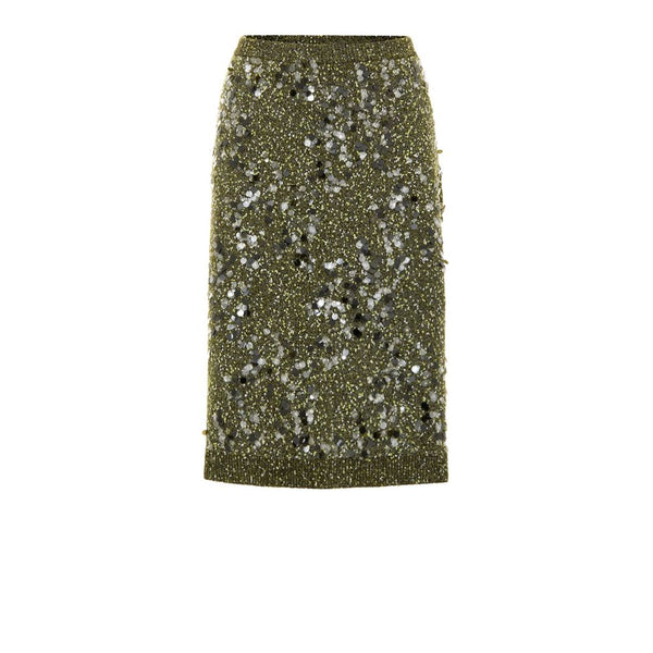 Gucci Green Viscose Skirt
