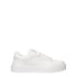 Dolce & Gabbana White Leather Low Tops