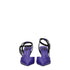 Off-White Purple Leather High Heels Pointed Pumps for Women