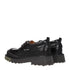 Off-White Black Leather Slip-On Loafers
