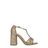 Miu Miu Gold Plastic Platforms