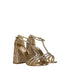 Miu Miu Gold Plastic Platforms