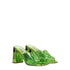 Miu Miu Green Plexiglass Open Toe Block Heels Platform Sandals for Women
