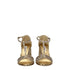 Miu Miu Gold Plastic Platforms