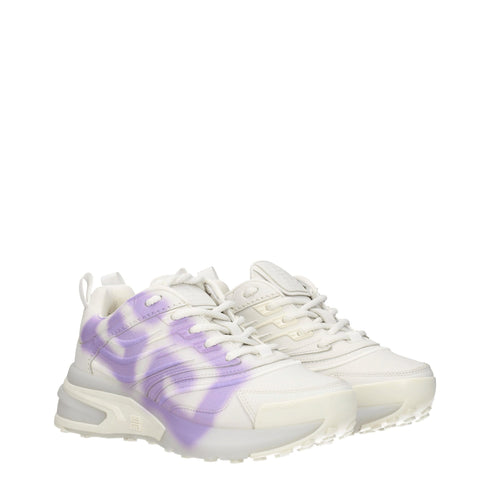 Givenchy Giv Runner Low Top Sneakers Beige Lilac Leather - Women’s Shoes