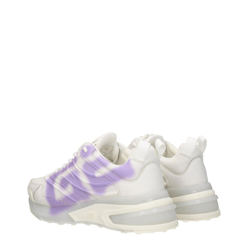 Givenchy Giv Runner Low Top Sneakers Beige Lilac Leather - Women’s Shoes