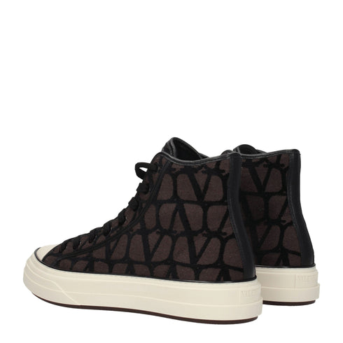 Valentino Garavani Brown Fabric High Tops