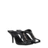 Givenchy Black Leather Stiletto Heels Sandals with Silver Detail – Women’s