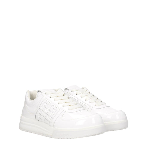 Givenchy White Leather Low Tops