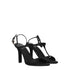 Givenchy Women’s Black Satin Stiletto Sandals – Elegant Open-Toe Heels