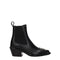 Chloé Black Leather Studded Ankle Boots with Stones – Women’s