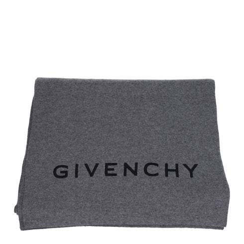 Givenchy Gray Wool Scarves