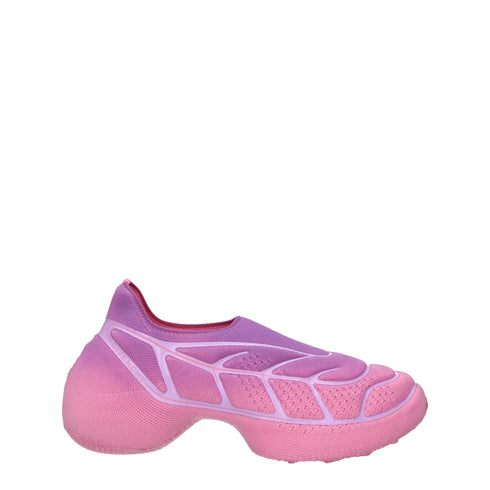 Givenchy Women's Pink & Violet Fabric Sneakers Shoes – Sporty Glam Heels