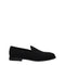 Dolce & Gabbana Black Velvet Slip-On Loafers