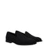 Dolce & Gabbana Black Velvet Slip-On Loafers